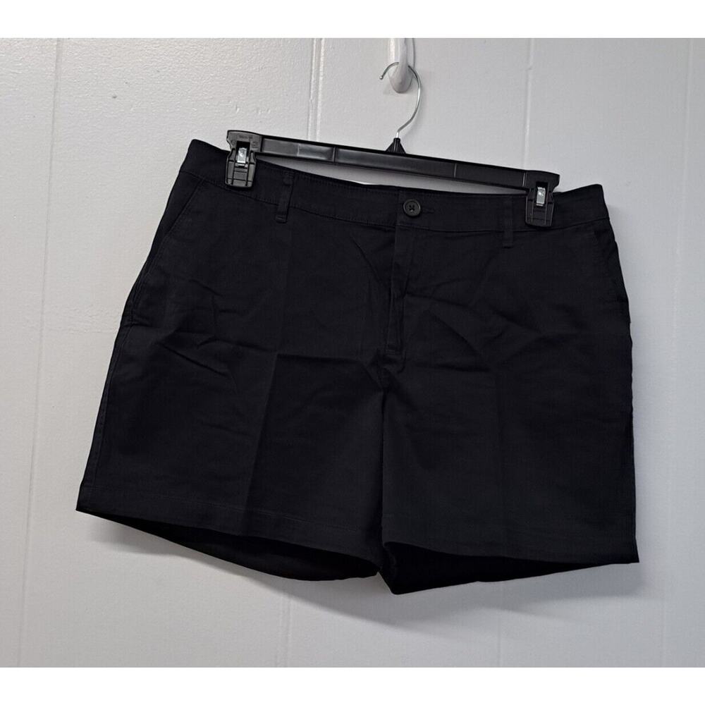 Amazon Essentials Women's 5 In Inseam Chino Short Black Size 16‎